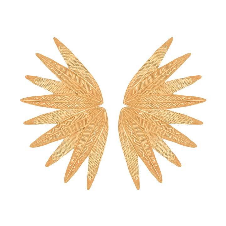 Boucles d'oreilles Manoa en or pour la vente par We Dream in Colour