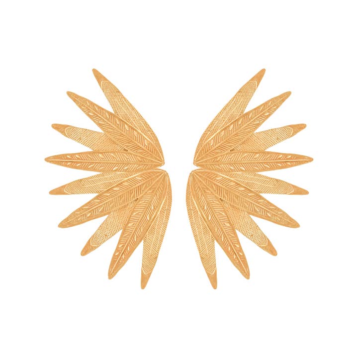 Orecchini Manoa in oro per la vendita all'ingrosso da parte di We Dream in Colour