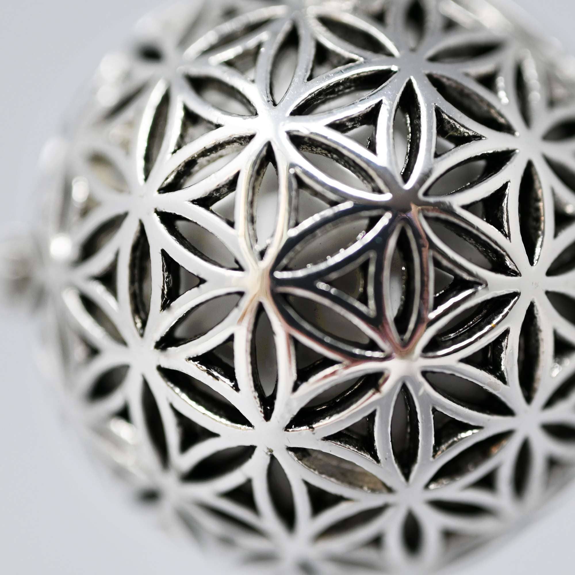 Irréversible - Wholesale Pendant/Charm Necklace - Bola de grossesse cage argent - LILA2