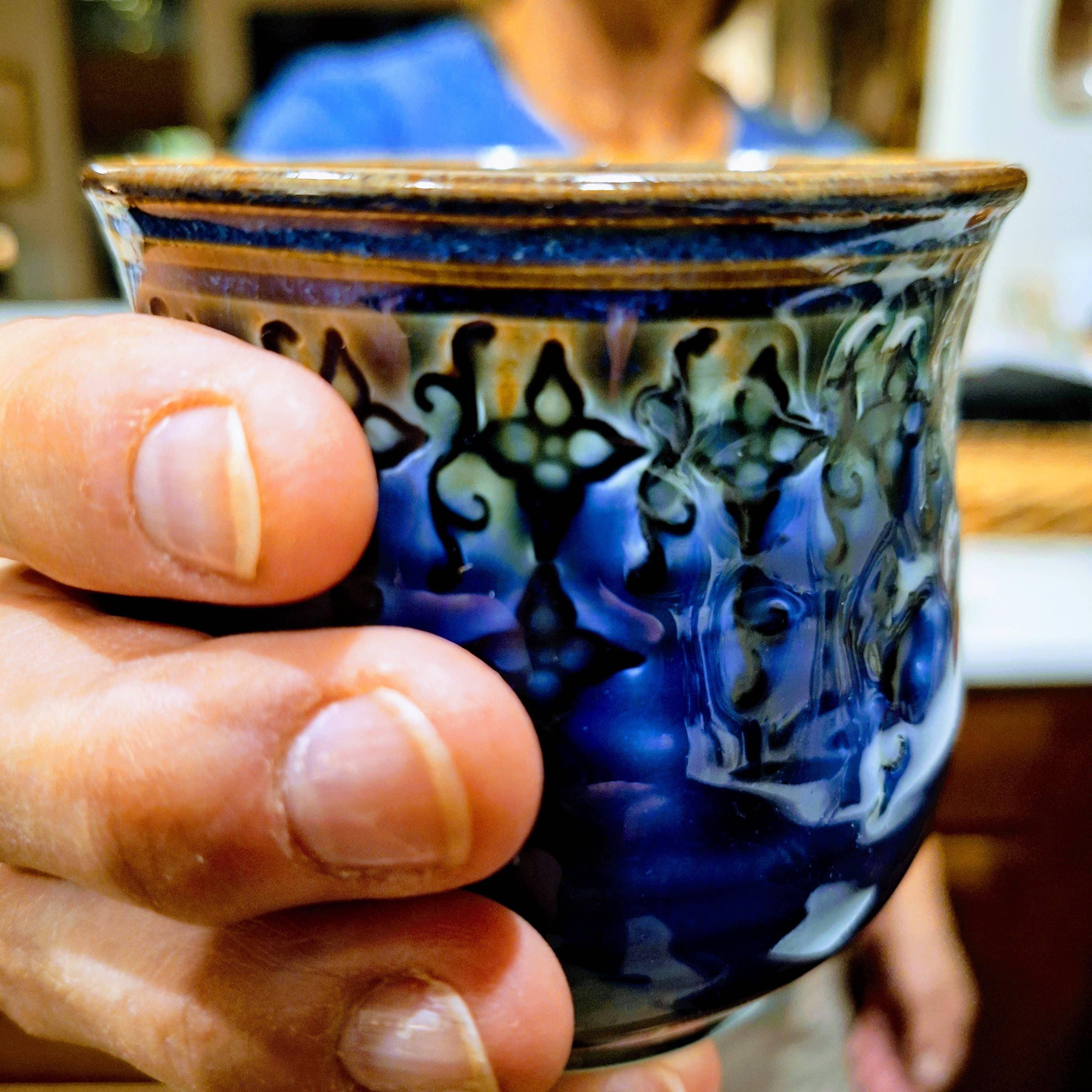 Plays in Mud Pottery - Venta al por mayor Copas de vino - Copa de vino sin tallo - Hecha por encargo - Cerámica artesanal15