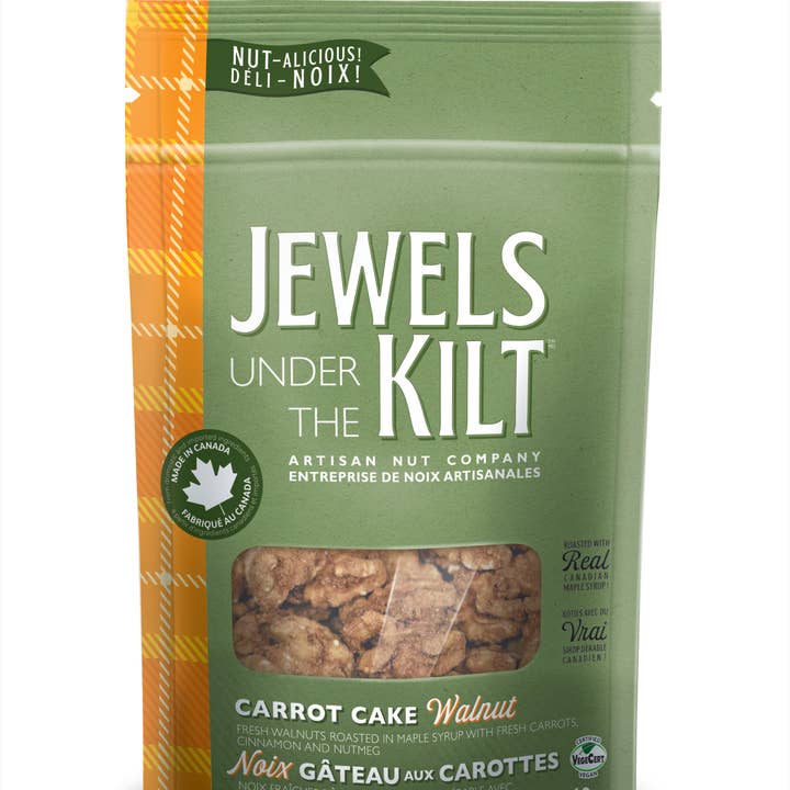 Jewels Under The Kilt - Wholesale Nuts - Carrot Cake Walnut