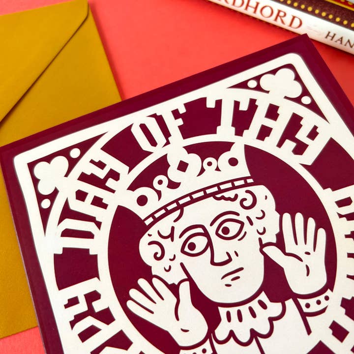 Stacey McEvoy Caunt – wholesale Birthday card – Medieval King Birthday Card1