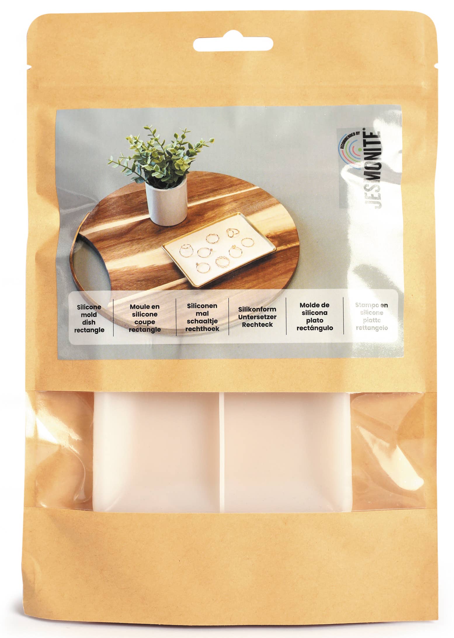 Graine Créative - Wholesale Craft Tool - SILICONE MOLD CUT 15CM X 11CM - RECTANGLE jesmonite3