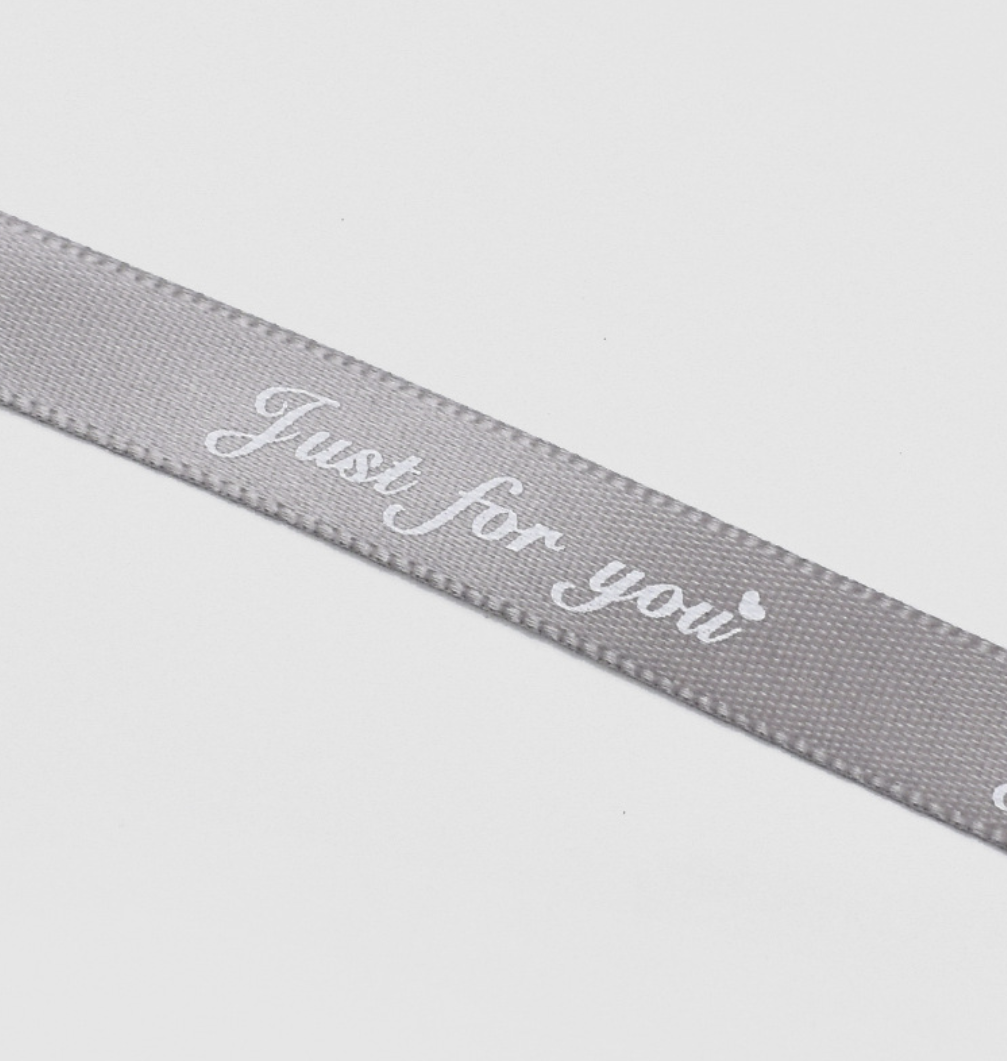 ByHome - Vente Ruban – emballage cadeau - Ruban cadeau étroit en polyester 1 cm x 46 m, « Just for You »14