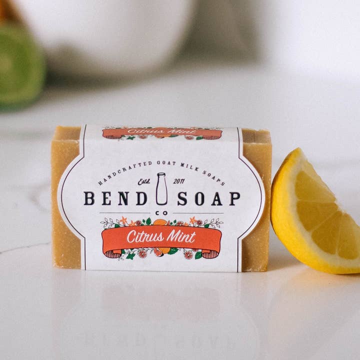 Citrus Mint Spring Gift Set for wholesale by Bend Soap Company