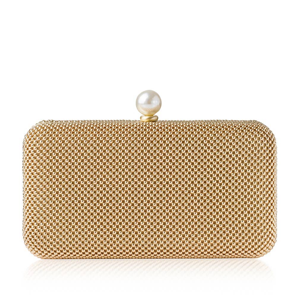 Whiting & Davis - Wholesale Clutch Bag - Women's - Cassie Pearl Minaudiere0