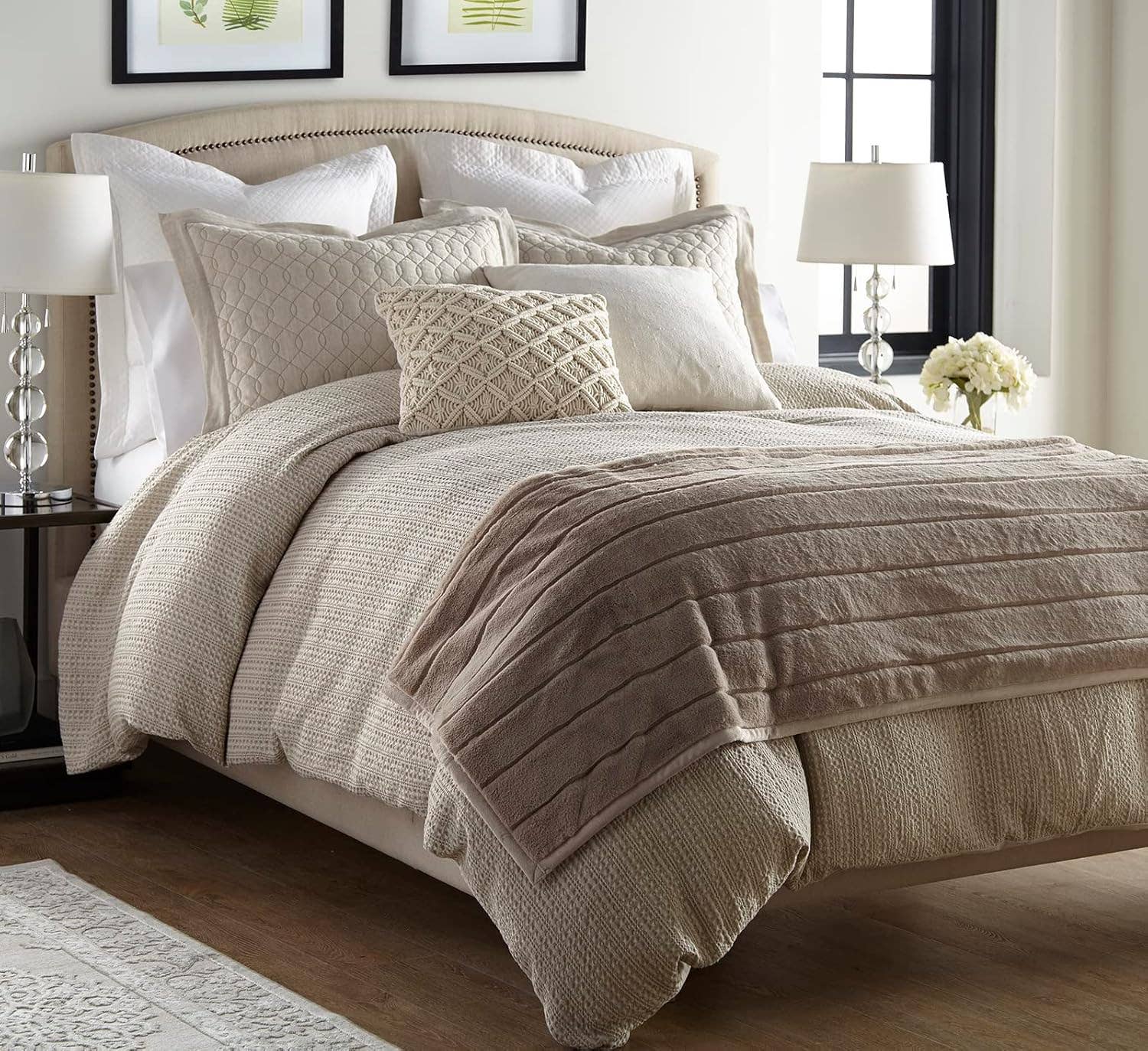 Crafted by Catherine - Wholesale Throw Blanket - Channel Cut Faux Rabbit Fur Throw 50" x 60"9