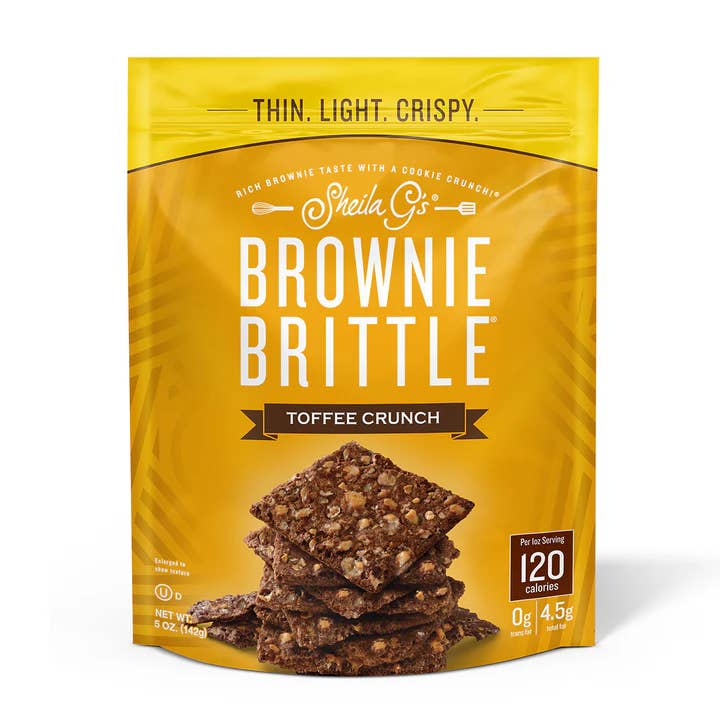 I Got Your Candy - Wholesale Brownie - Sheila G's Toffee Crunch Brownie Brittle 2.75oz - 12ct