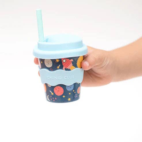 Chino Club UK – wholesale Drinking glass/cup – Kids & Baby – Space Babychino Cup 4oz (Straws Sold Separately)1
