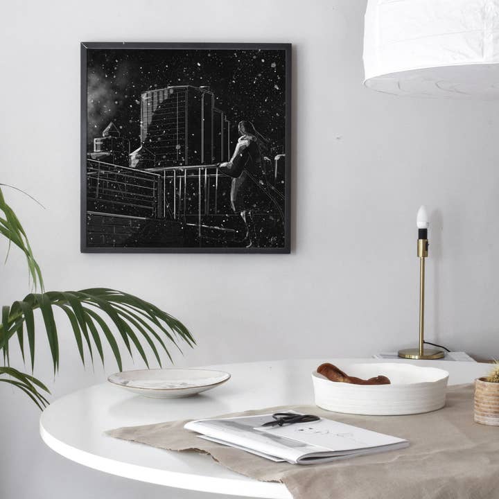 Winter in New York Art Print for wholesale by SOOuK