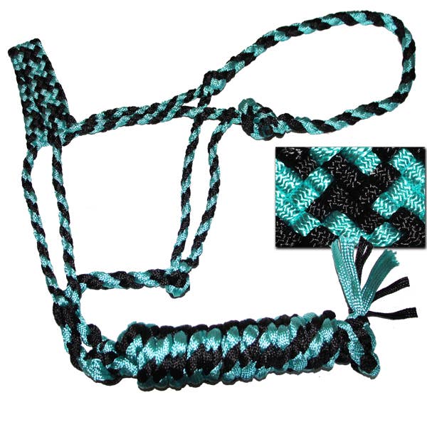 Smart Horse Gear - Wholesale Horseback Riding Gear - Mule Tape Halter with 10' Detachable Lead - Cob / Pony
