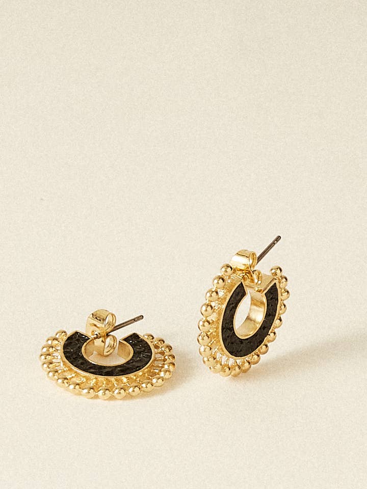 Guldpläterade örhängen - Eugène för wholesale av FlowersforZoe