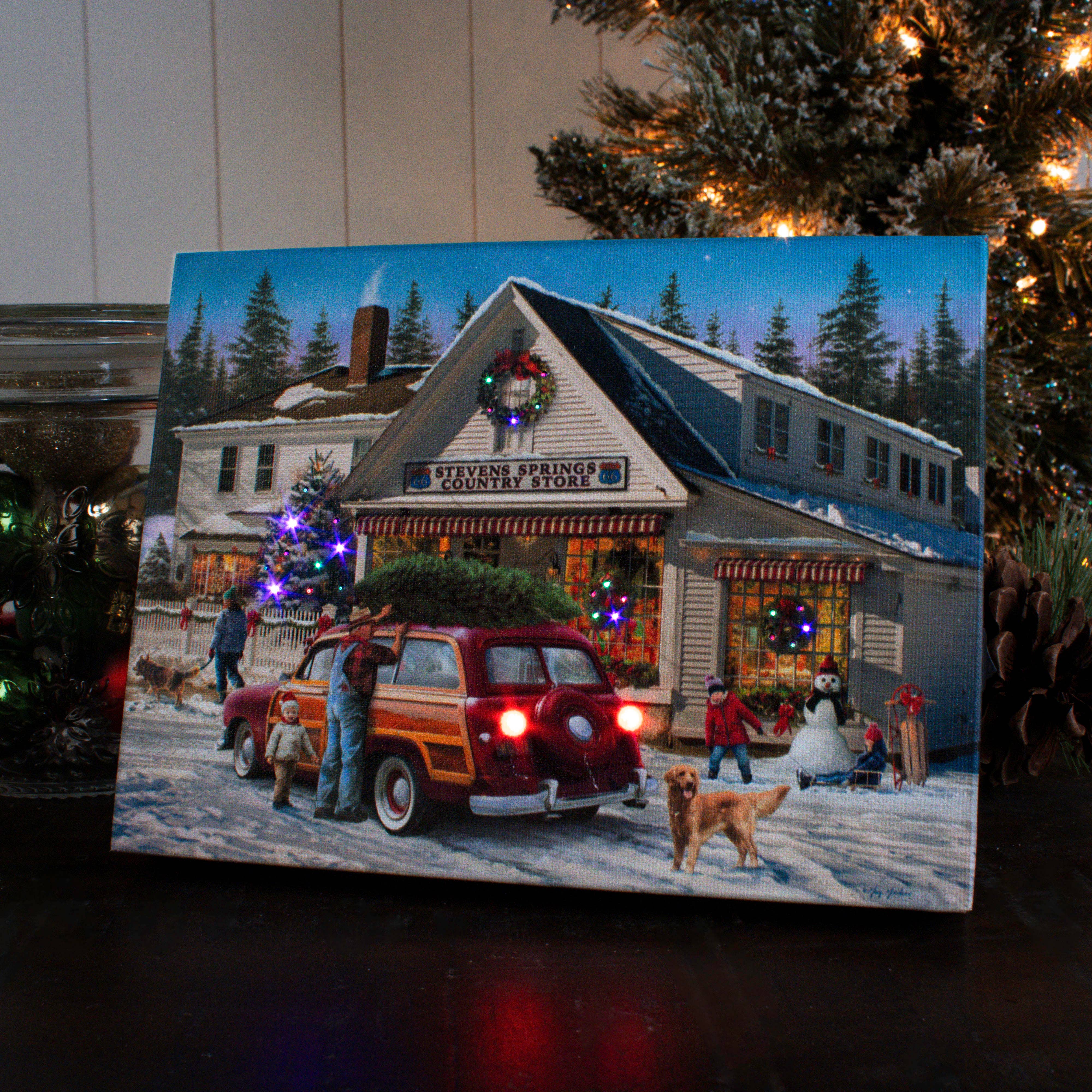 Glow Decor – wholesale Juldekoration – Christmas General Store 8x6 Upplyst Bordsduk1