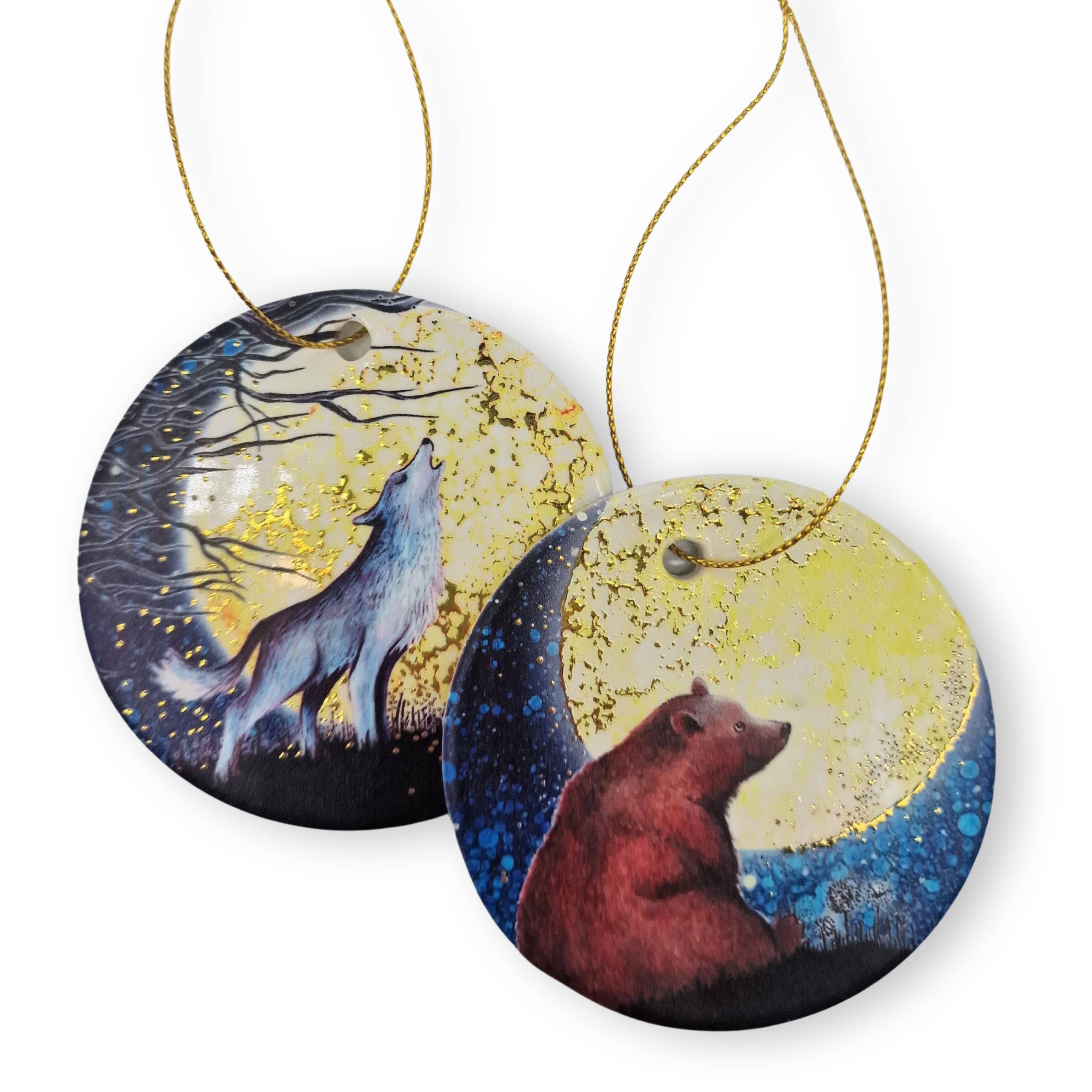 By Jo Crafts – wholesale Christmas decoration – Wolf & Bear Tree Hanging Decoration7