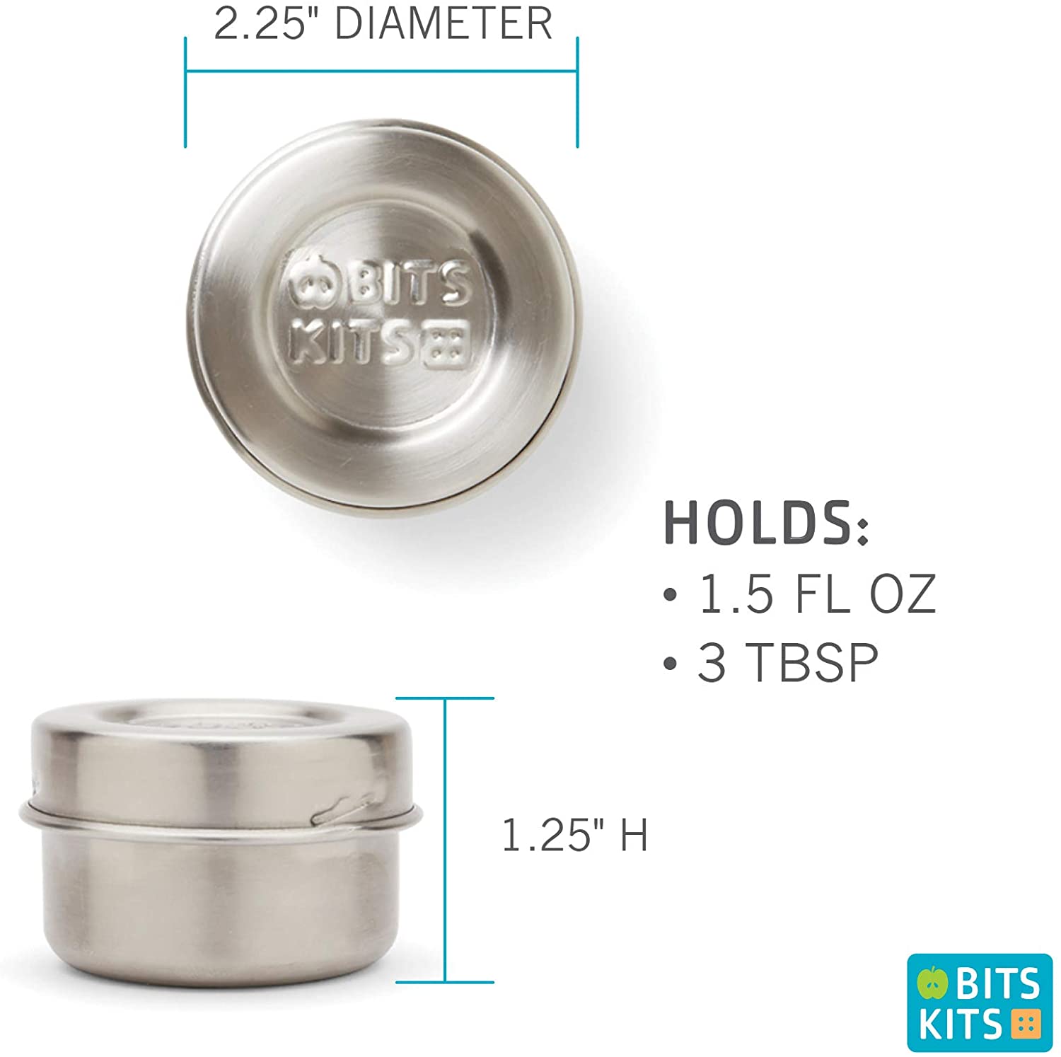 Fox Run Brands - Wholesale Condiment/Dip Bowl - Bits Kits Kids' Condiment Containers, Set 3, 1.5-Ounces9