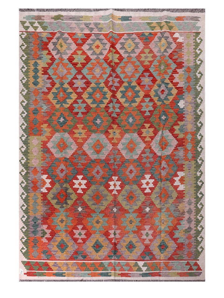Maimana Afghanistan Kilim Tapijt - 282 x 192 cm voor wholesale door Imaco Rugs
