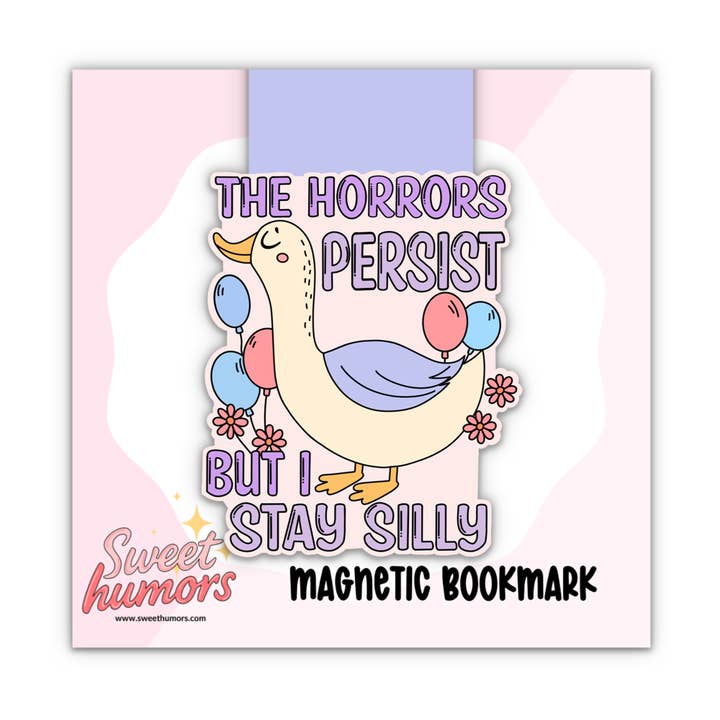 But I Stay Silly Magnetic Bookmark | Funny Bookmark | for wholesale by Sweet Humors