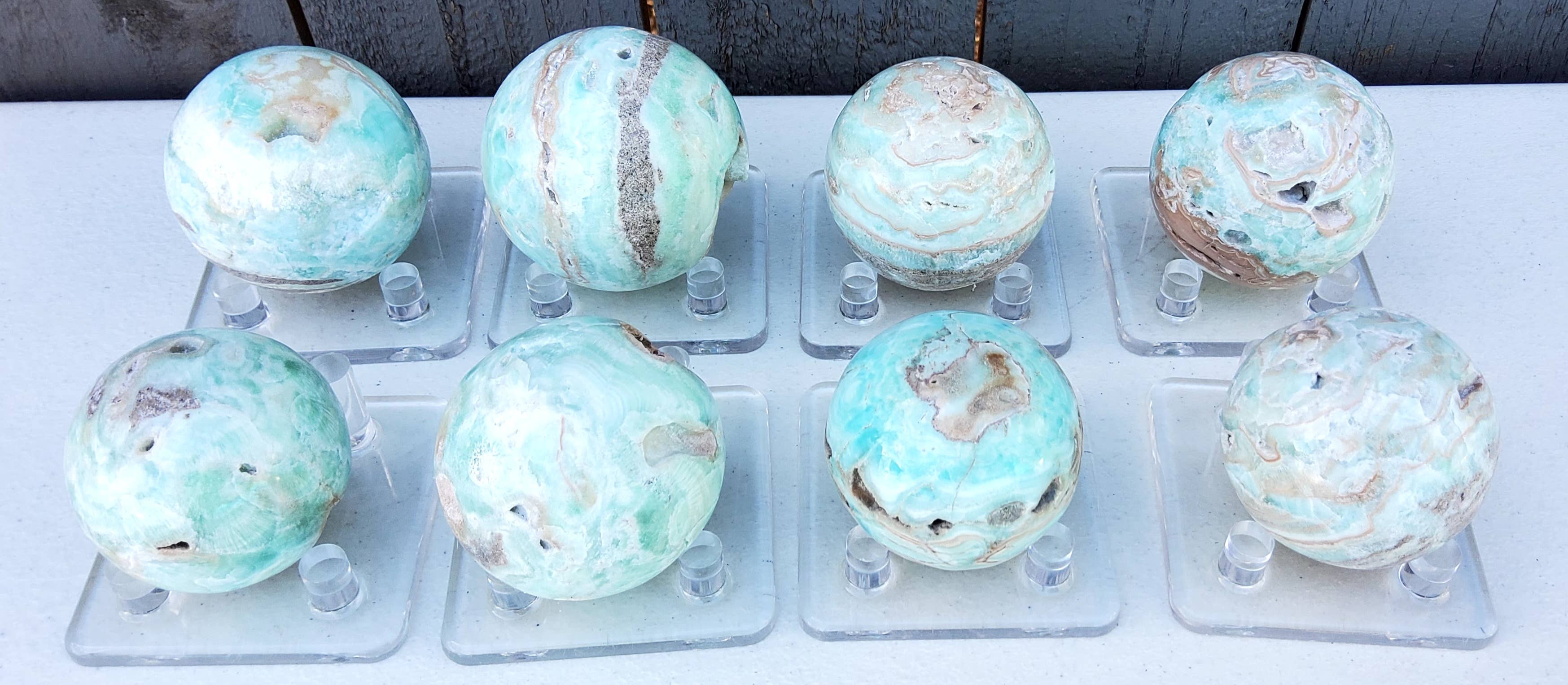 Metaphysical & Healing Crystals - Wholesale Spirituele steen/kristal - Blauwe Aragoniet Sferen3