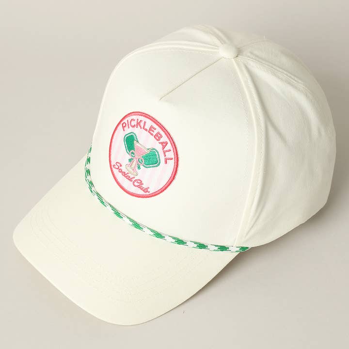 Fashion City - Wholesale Trucker Hat - Unisex - Pickleball Social Club Embroidery Trucker Hat