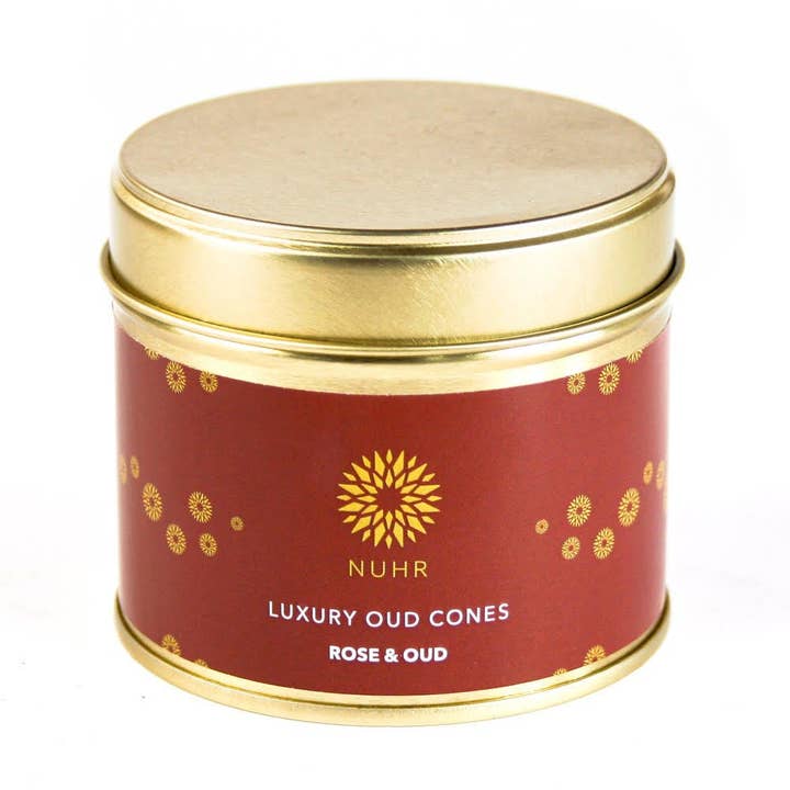 Nuhr Home – wholesale Incense – Rose and Oud Incense Cones1