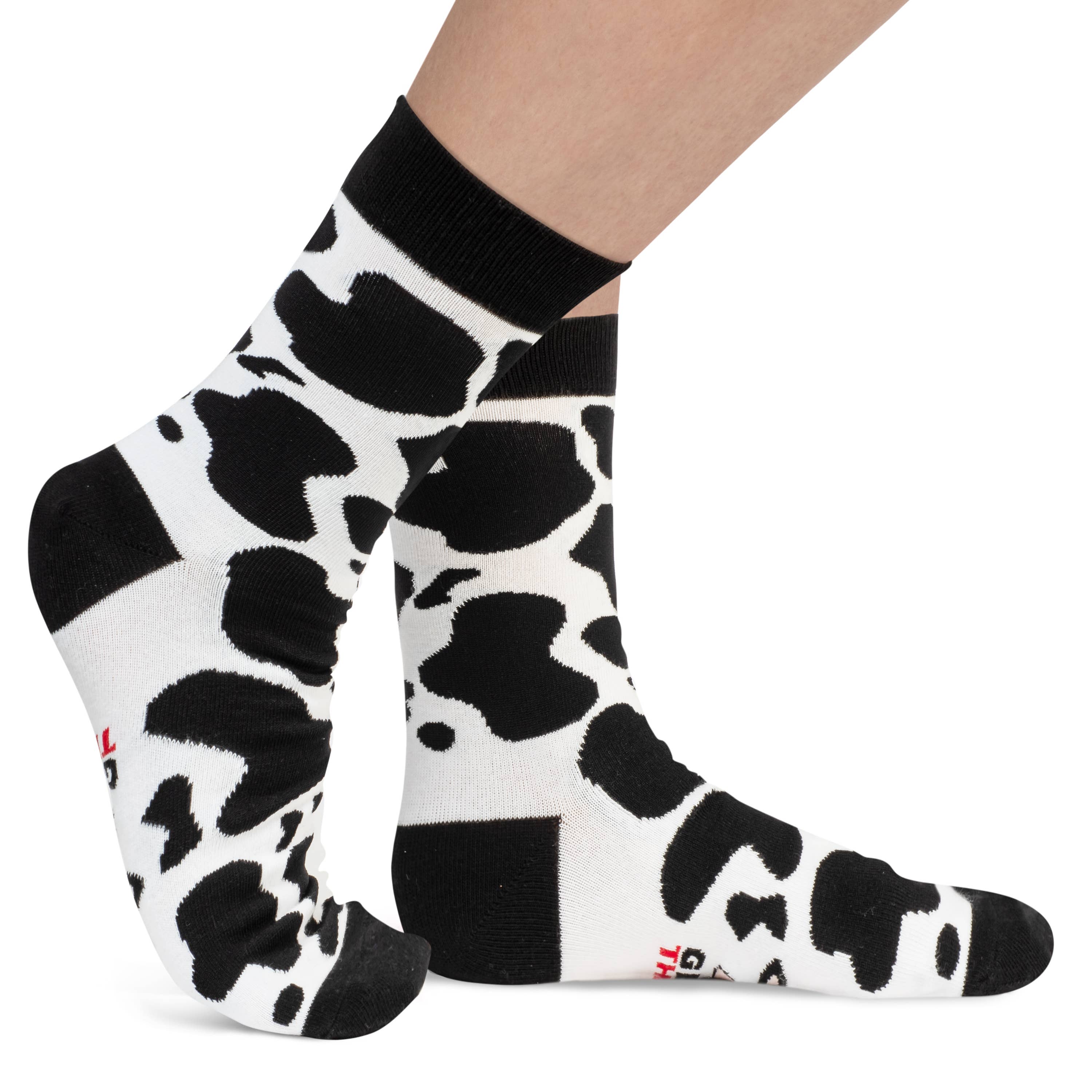 Lavley - Wholesale Socks - Unisex - Moo Bitch, Get Out The Hay! Cow Socks3