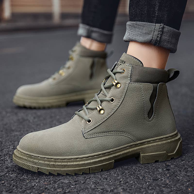 Calseosvic - Vente Rangers/chaussures militaires – homme - bottes anti-fracas résistantes à l'usure pour hommes chaussures décontractées7