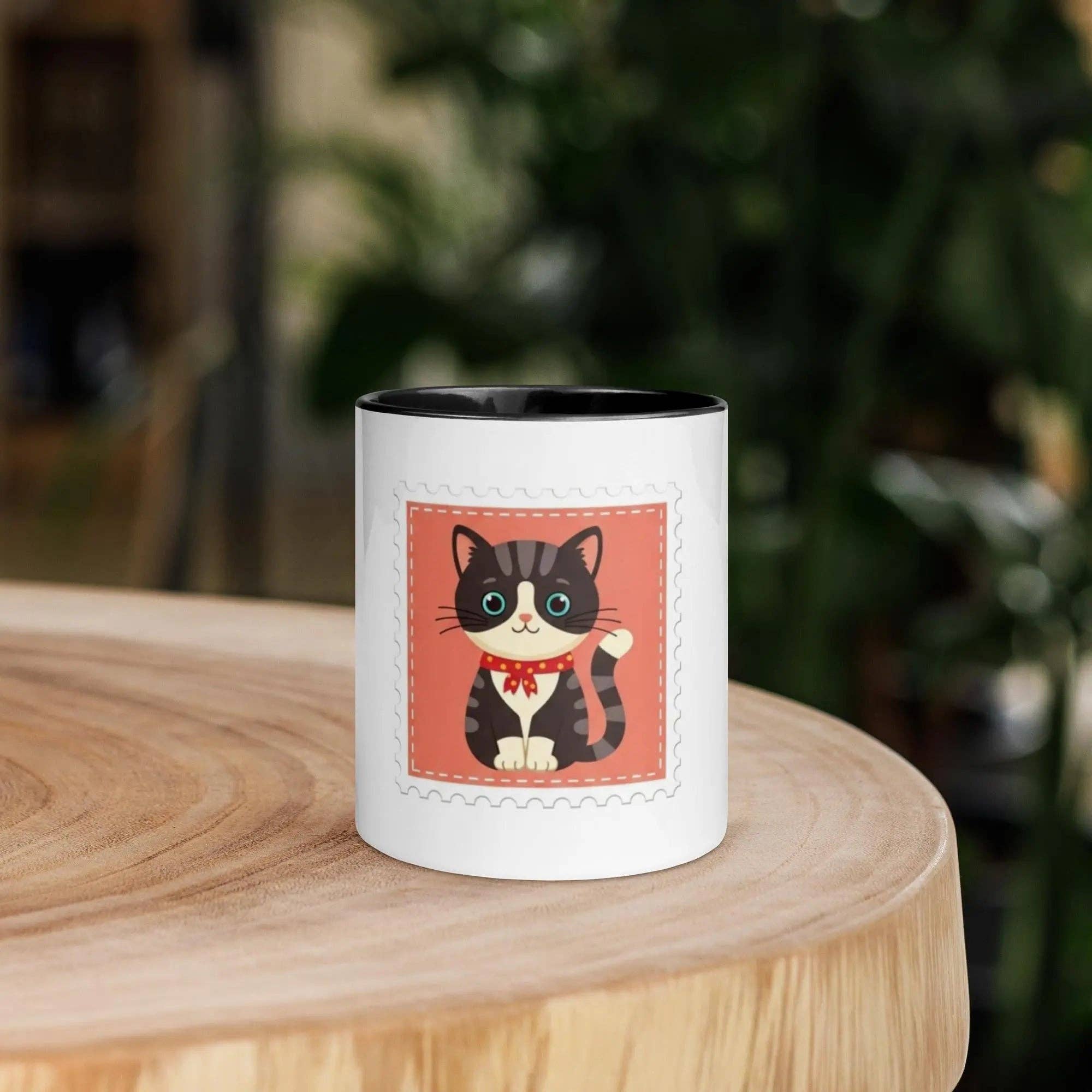 EME regalos – Caneca por atacado – Chávena gatinho cor interior preto5