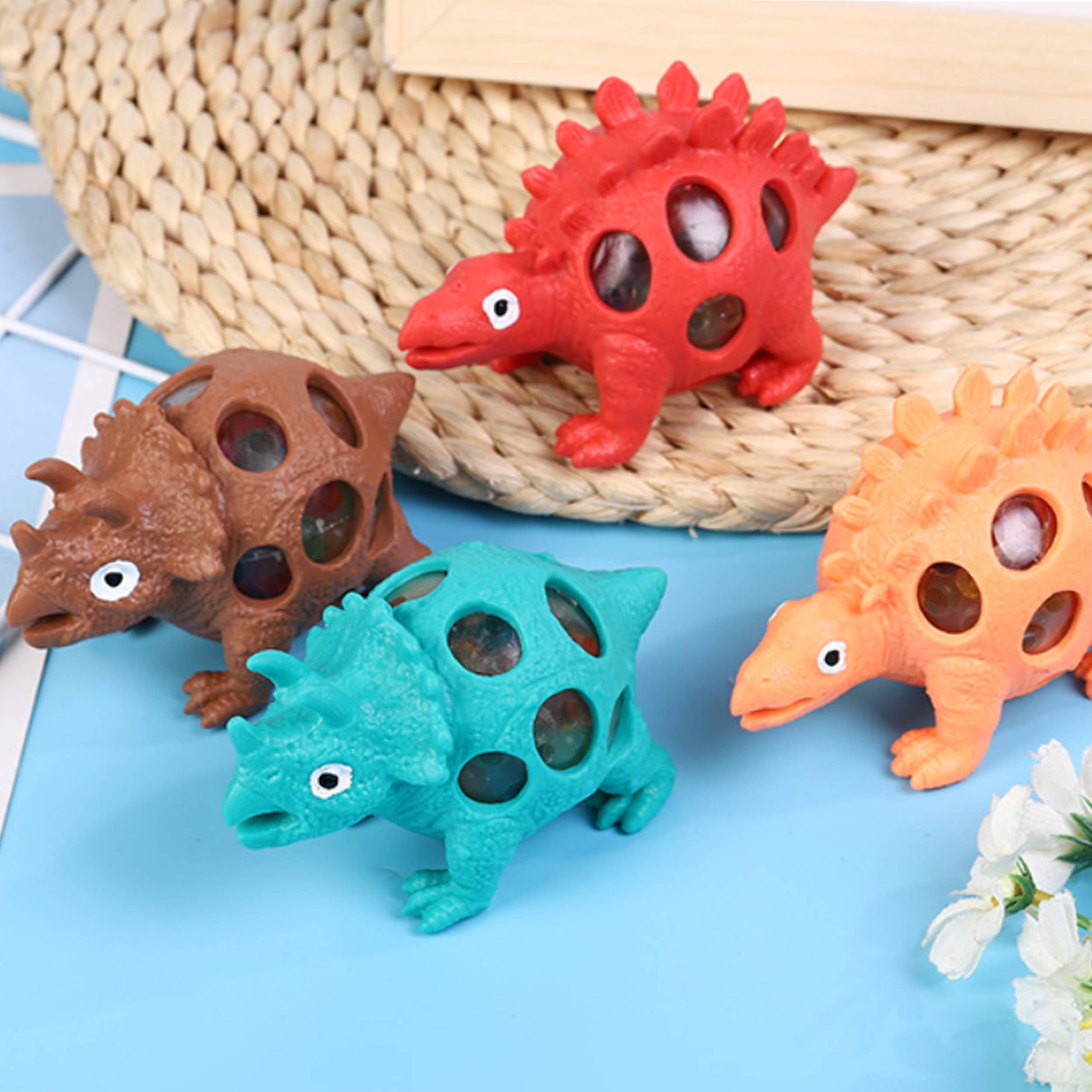 JSBlueRidge Toys – wholesale Mjuk leksak - Barn och baby – Dinosaurie Squishy Vattenpärla Fidget Barnleksak - Blandade10