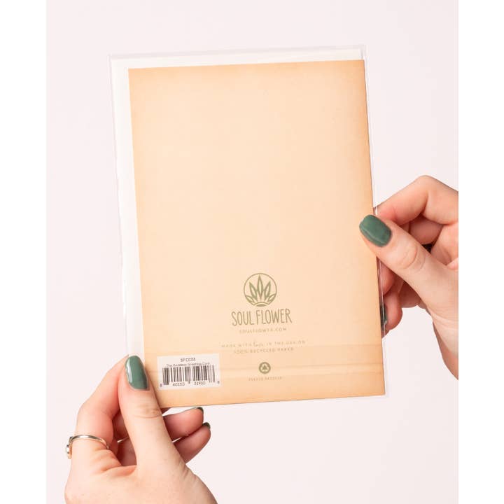 Soul Flower - Wholesale Everyday Greeting Card - The Goddess Greeting Card - Blank Inside