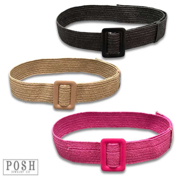 Pink Panache Brands - Wholesale Belt - Women's - Woven belt, last call5