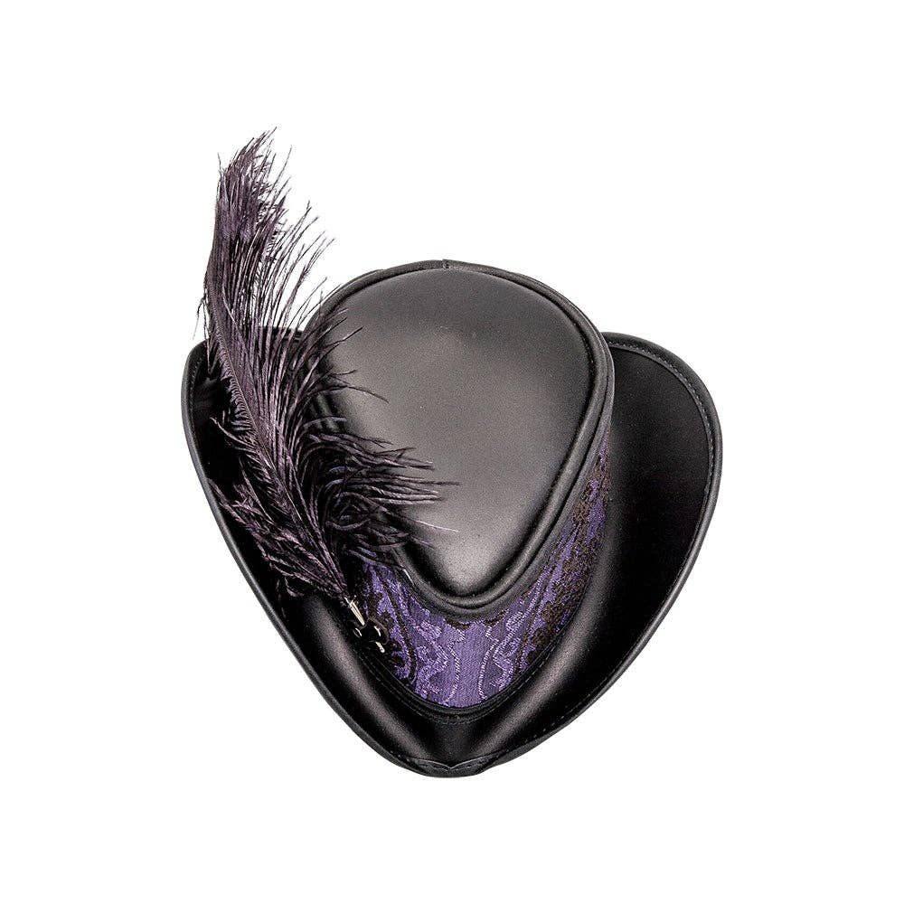 American Hat Makers - Vendita all'ingrosso Fedora - Unisex - Cappello da Festival in Pelle - Stile Reversibile Ren12