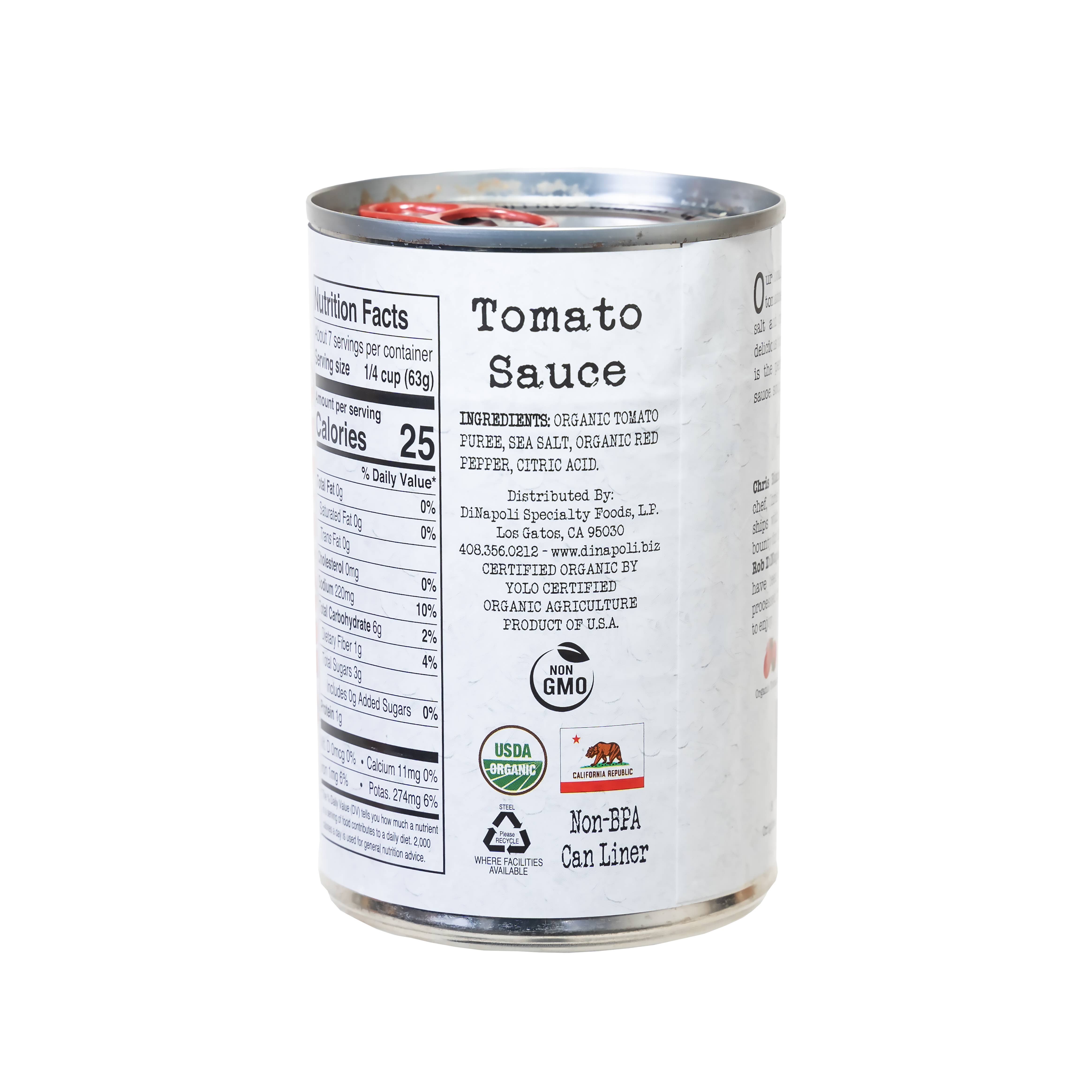 Bianco Dinapoli - Wholesale Sauce - Bianco DiNapoli Organic Tomato Sauce 14.5 oz  (12ct)2