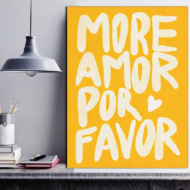 Mansa Bois – wholesale Poster – Mer AMOR 1st Canvastavla, Citatkonst,0