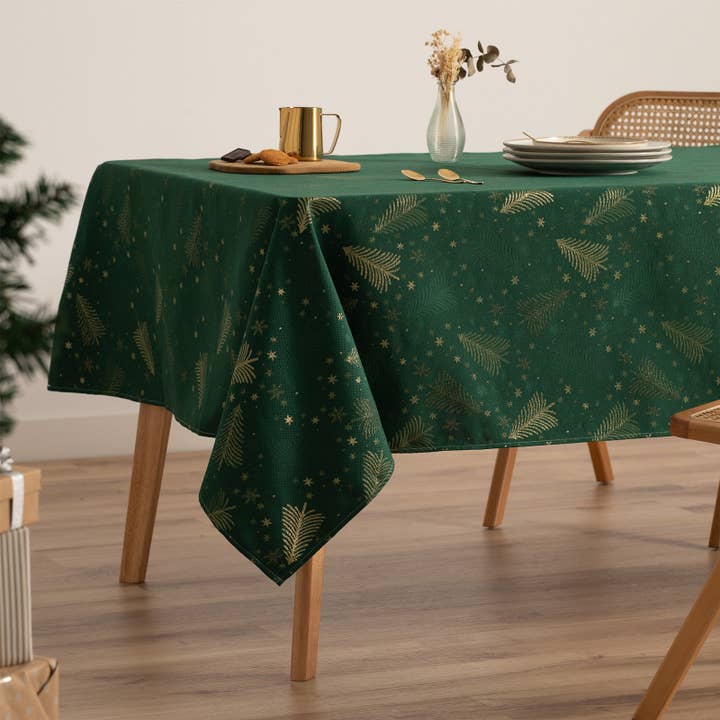 GAMUSI - Wholesale Tablecloth - CHRISTREE jacquard cotton Christmas tablecloth17