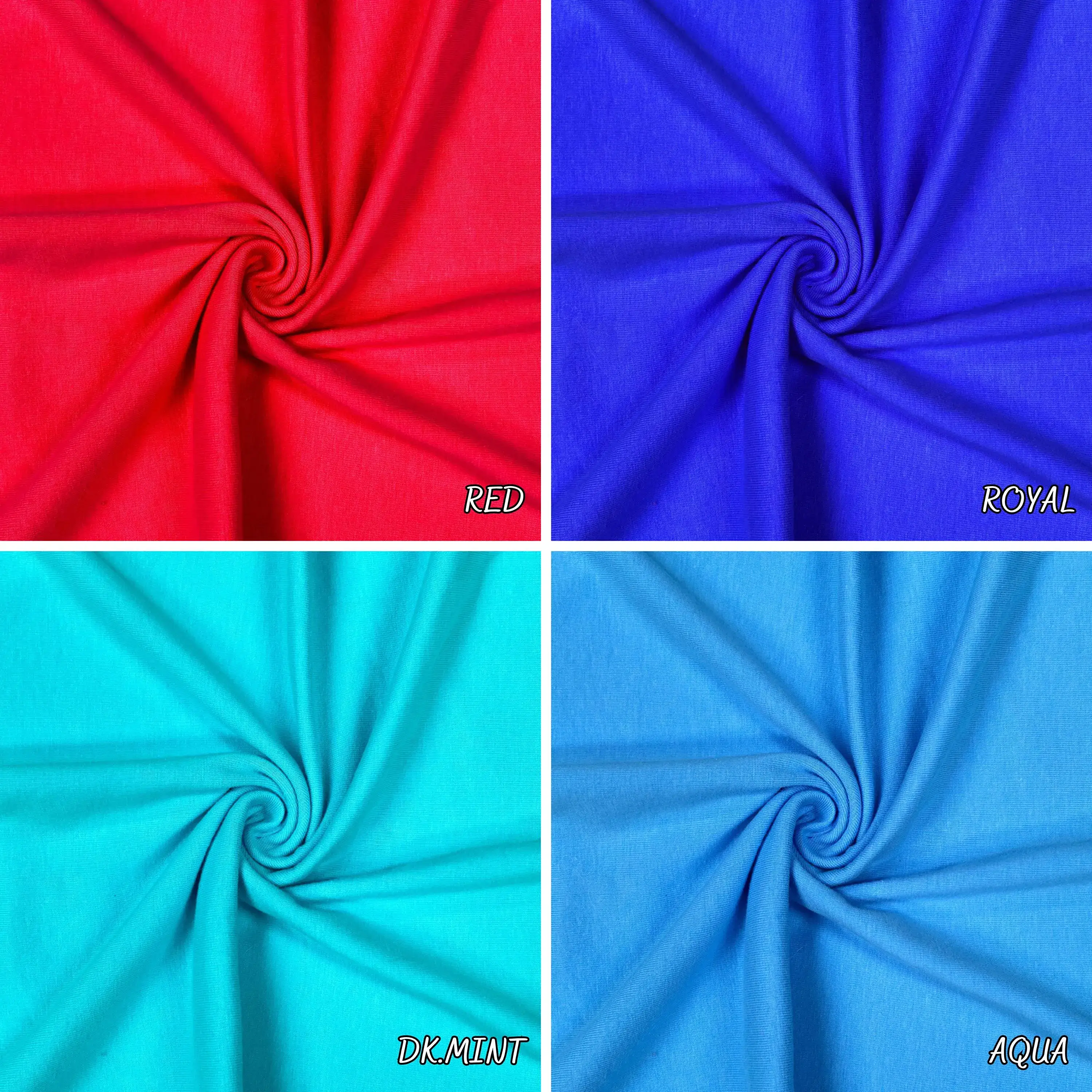 JNSfabric - Wholesale Fabric - 10oz Cotton Spandex Jersey Blend, Versatile Knit Fabric Supply, Soft and Durable Stretchy Cotton Spandex Material, Stretchy Cotton Spandex6