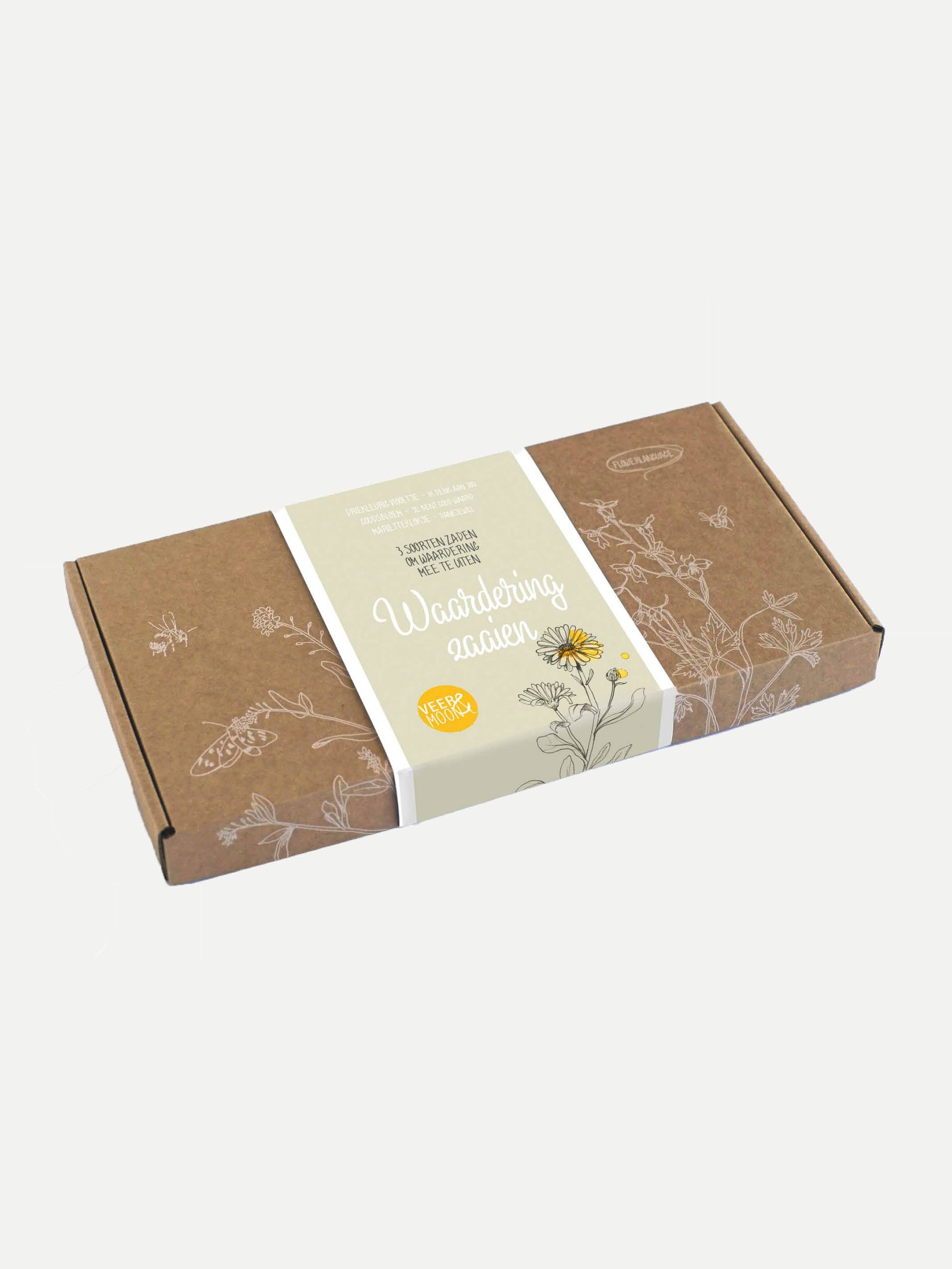 Veer&Moon - Vendita all'ingrosso Semi di piante - Scatola regalo « You are worth gold » con semi di apprezzamento1