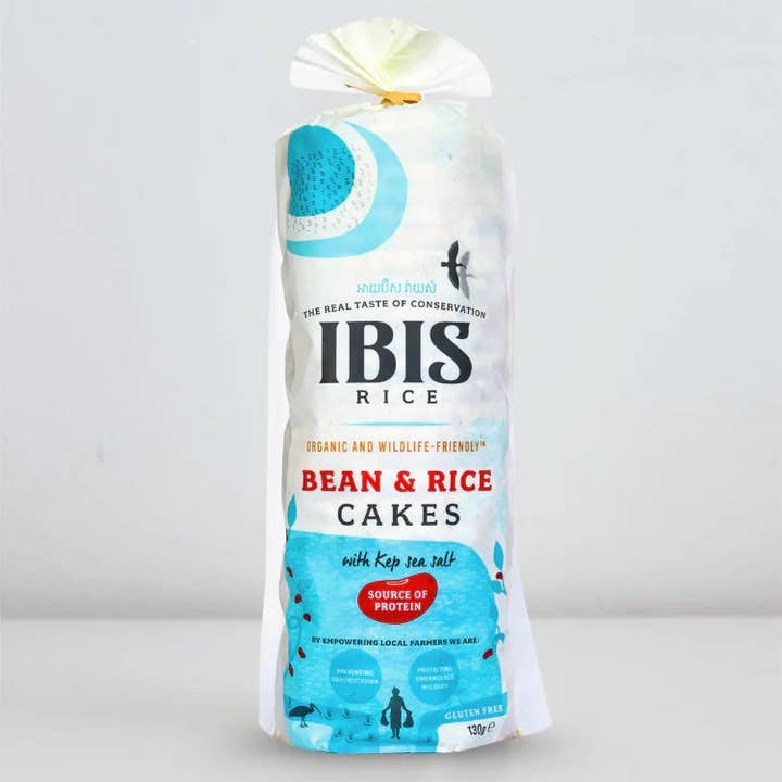 IBIS Bean & Rice Cake Sea Salt 130g Organic for wholesale by Brand Organic