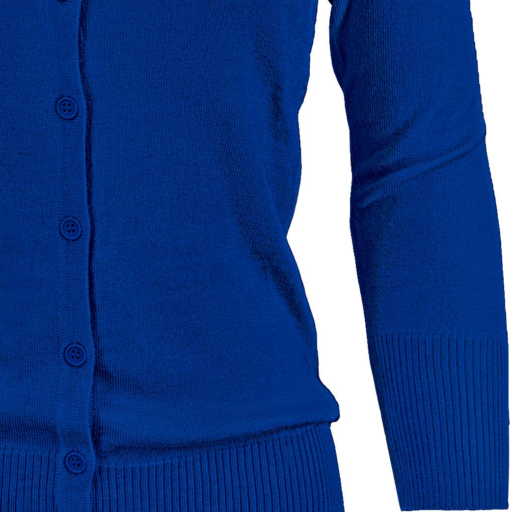 Mak - Wholesale Cardigan - Women's - 3/4 Sleeve Crewneck Plus Size Knit Cardigan Sweater CO079PL67