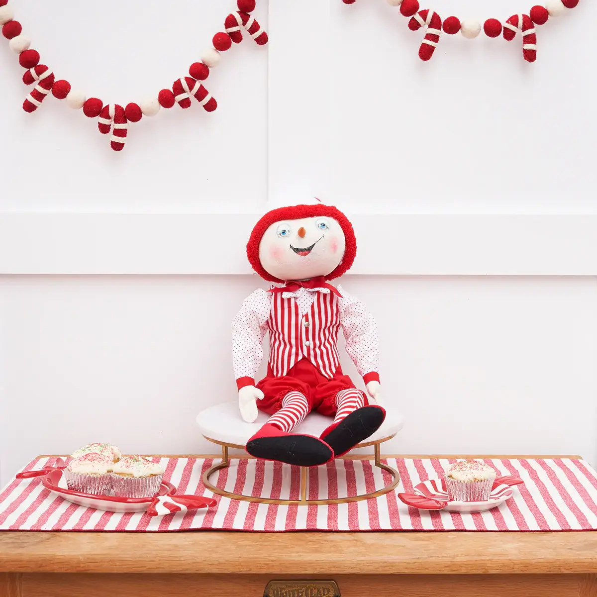 C&F Home - Wholesale Decorative Tabletop Object - Sutton Snowman Gathered Traditions Art Doll1