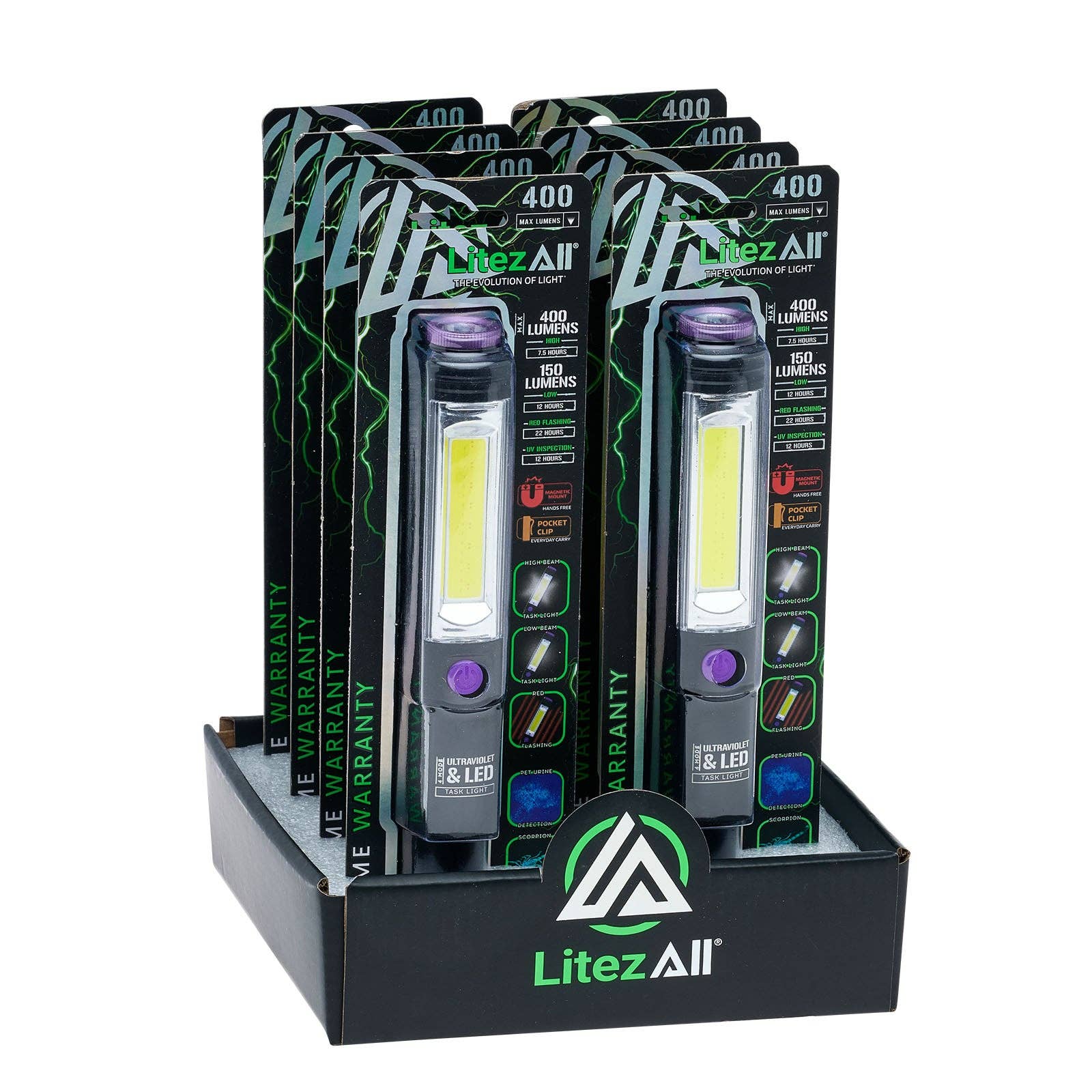 LitezAll - Wholesale Flashlight - LitezAll Task Light with UV Flashlight17