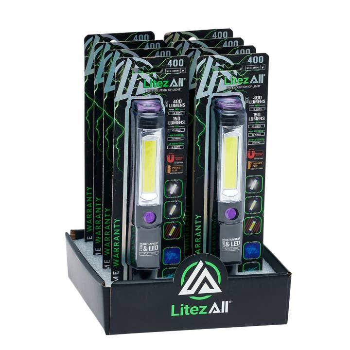 LitezAll - Wholesale Flashlight - LitezAll Task Light with UV Flashlight17