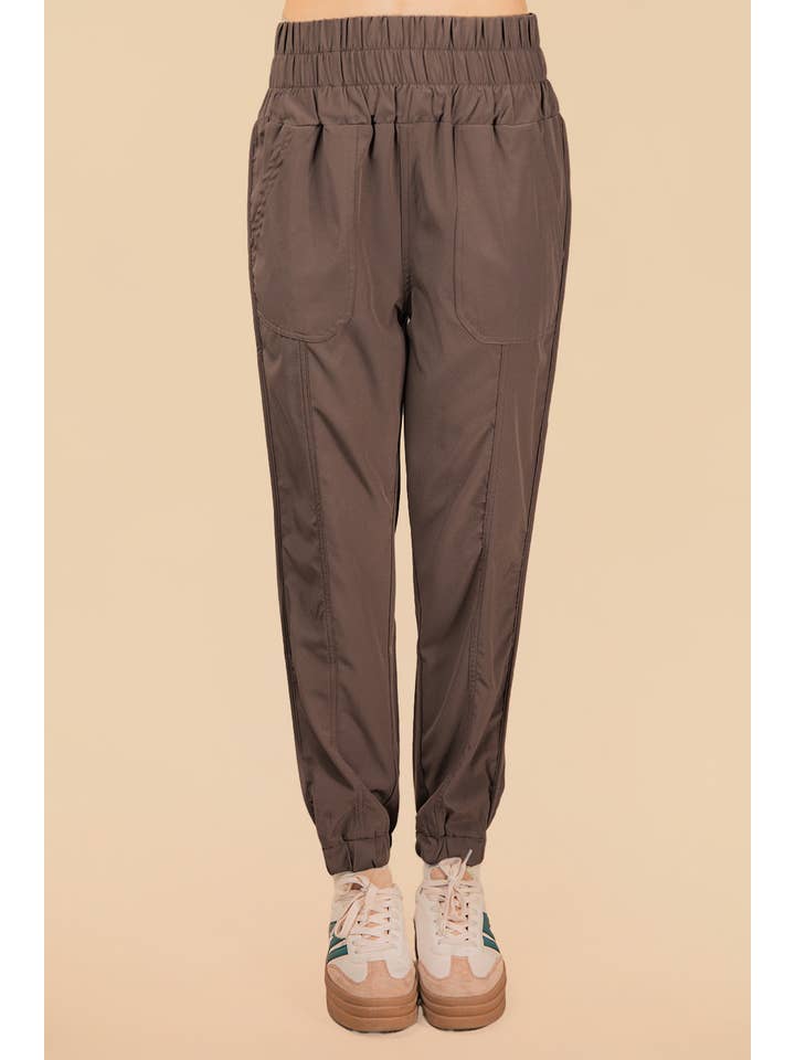 VERY J - Wholesale Athletic Sweatpants/Joggers - Women's - NP70063-Elasticized waist jogger pants18