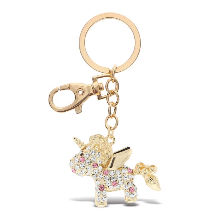Gold Sparkling Charms - Unicorn for wholesale by Cota Global