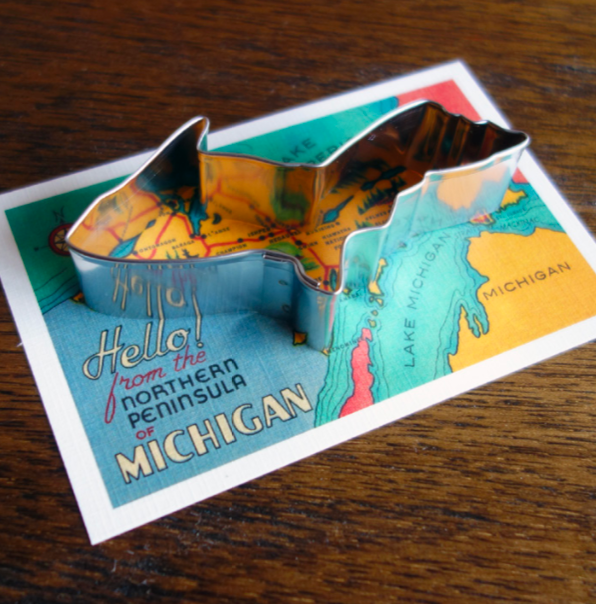 City Bird - Wholesale Cookie Cutter - Michigan Upper Peninsula Cookie Cutter2