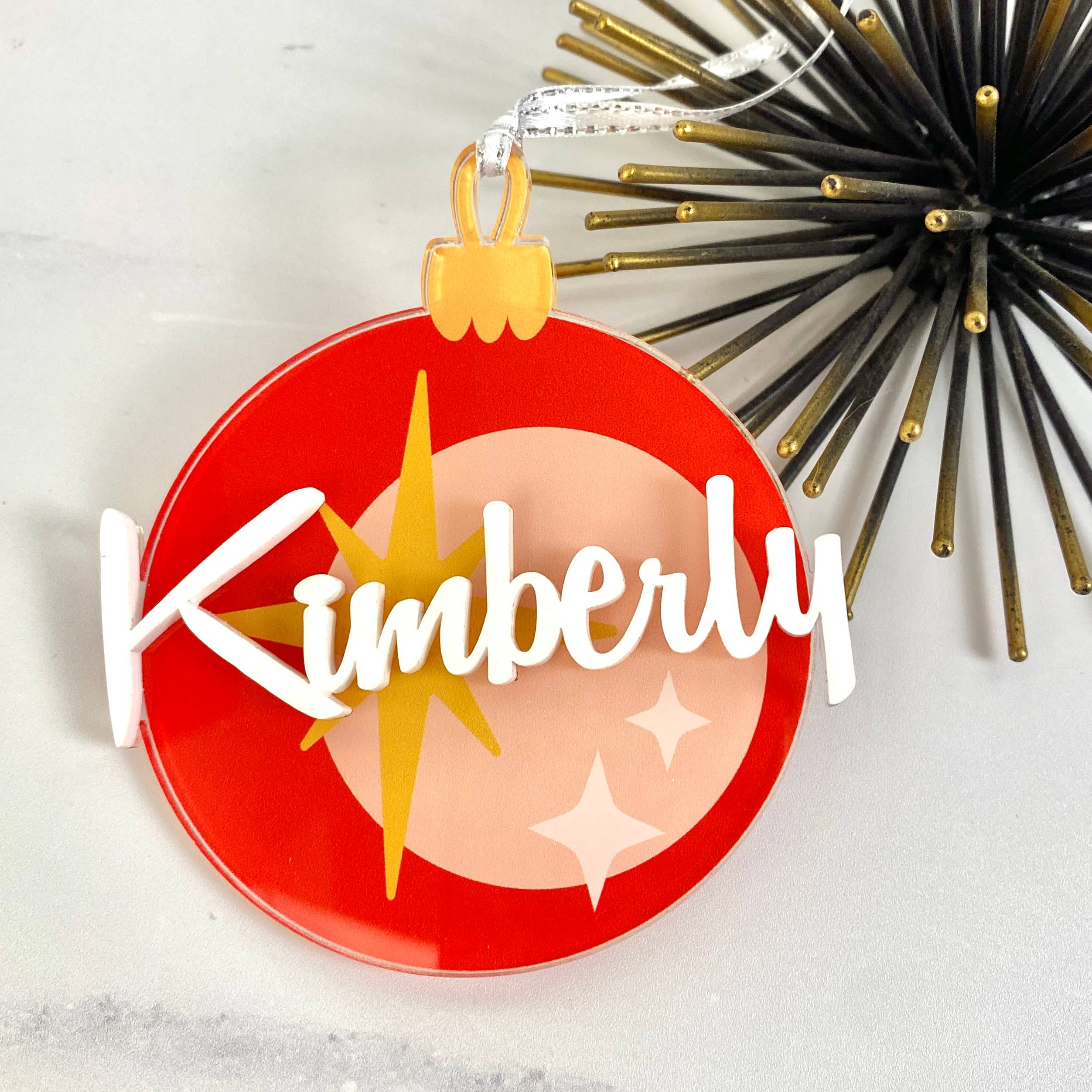 Atomic Kraftworks - Wholesale Ornament - Vintage Bauble Customizable [Your City] Ornament10