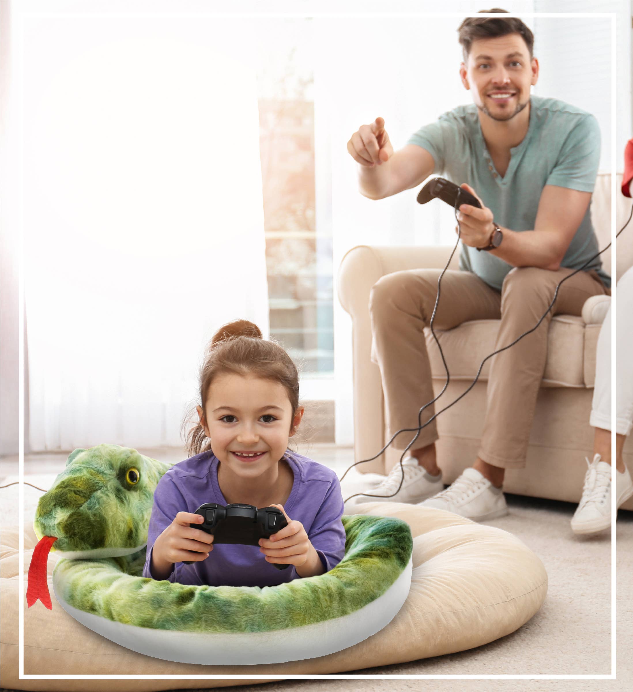 Cota Global - Wholesale Stuffed/Plush Toy - Kids & Baby - Wild Collection Plush - Giant Snake 112"6