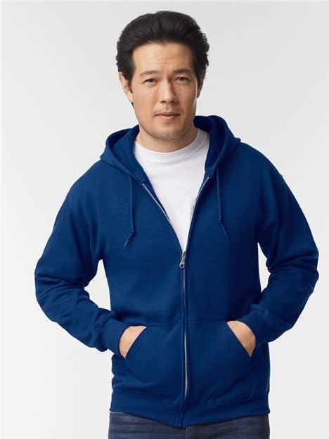 Eleven Fashion – Großhandel Hoodie – Herren – Gildan - Kapuzensweatshirt mit durchgehendem Reißverschluss aus Heavy Blend12