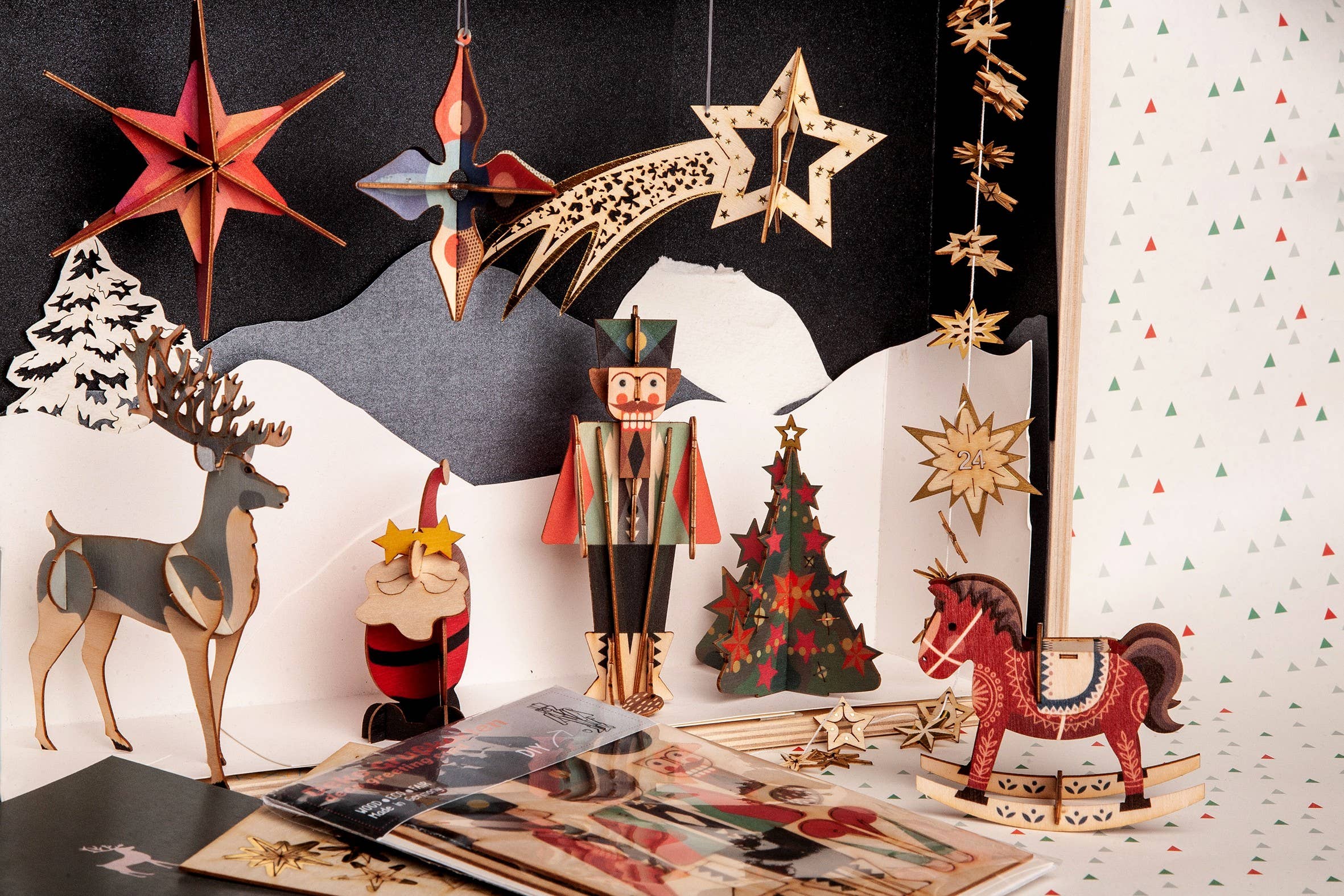 Formes Berlin GbR - Wholesale DIY Craft Kit - Reindeer 3D deco craft sheet1