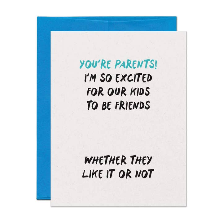 Like It Or Not New Parent Card for wholesale by Warren Tales