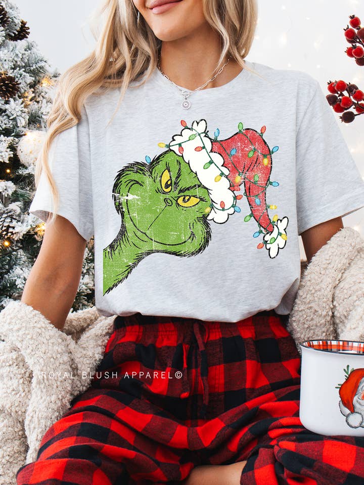 Transfert en couleur complète Grinch Curieux pour la vente par RBA Transfers